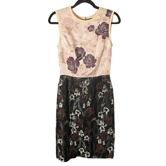 Dolce & Gabbana Women's Floral Jacquard Silk Blend Sleeveless Dress Size 42 - Picture 1 of 7